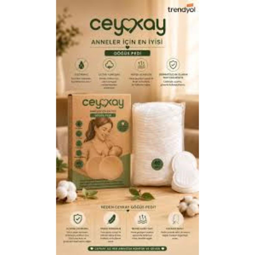 CEYKAY ORGANİK GÖĞÜS PEDİ